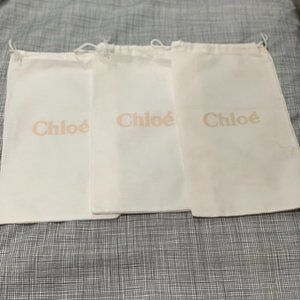 Chloe Dust bags 3 pieces